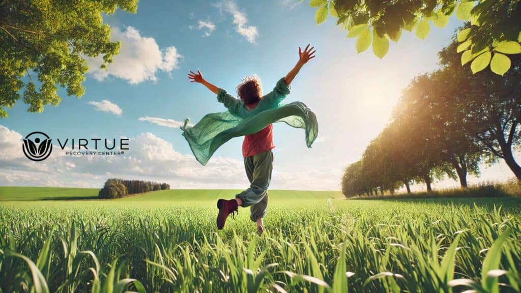 Happy Person in a Field