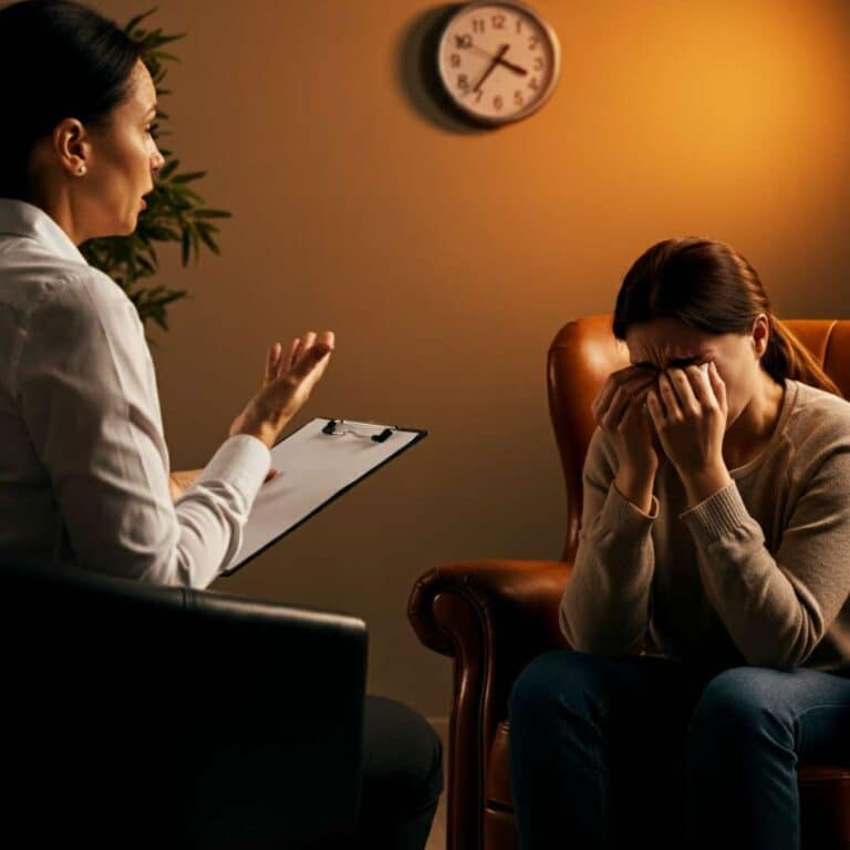 Trauma-Informed Care for Compulsive Eating Disorder Emotional Therapy Session with Psychologist